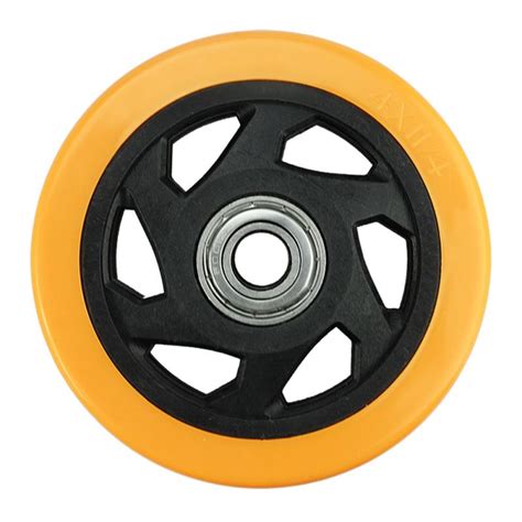 Customized Color Plastic Core Pvc Wheel Only Supplier