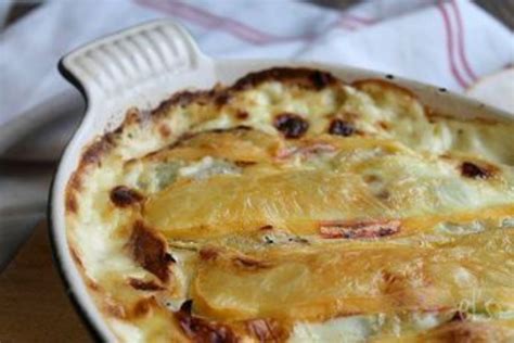 Gratin De Ravioles Champignons Poireaux Et Reblochon