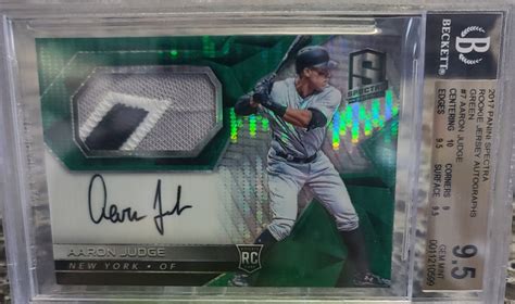 Panini Chronicles Spectra Rookie Jersey Autograph Aaron Judge