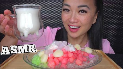 Asmr Thai Dessert Soft Crunch Relaxing Eating Sounds Light Whisper Sas Asmr Youtube