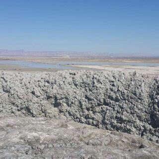 A View From Top Of The Napag Mud Volcano To The North Makran Range