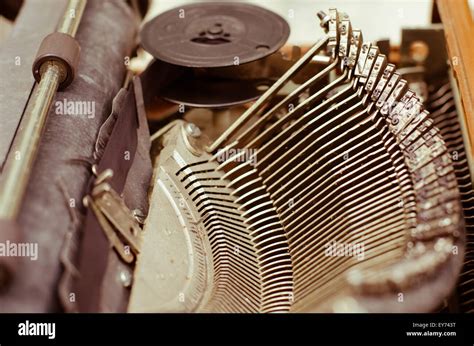 Old Typewriter In Vintage Tone Stock Photo - Alamy