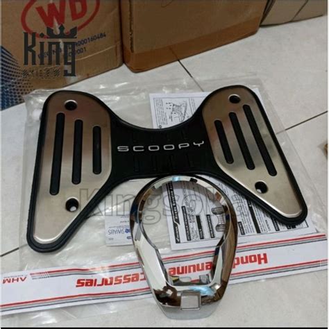 Jual Bordes Karpet Pijakan Kaki New Scoopy Original Honda