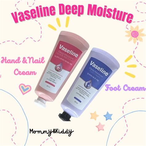 Vaseline Deep Moisture Hand Nail Cream Foot Cream Ml Lazada Co Th