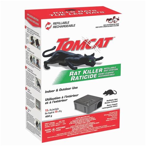 Tomcat Rat Killer Refillable Bait Station & Blocks | Tomcat Canada