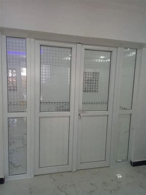 Toughened Glass Lever Handle Openable Upvc Door Mm At Rs Sq Ft