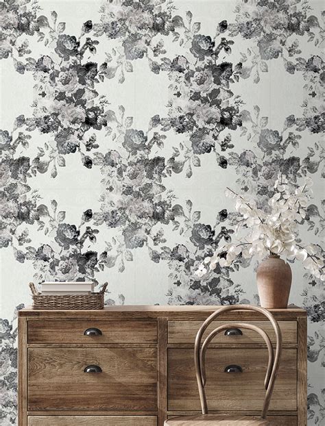 Cream Shabby Chic Floral Wallpaper Feathr Wallpapers