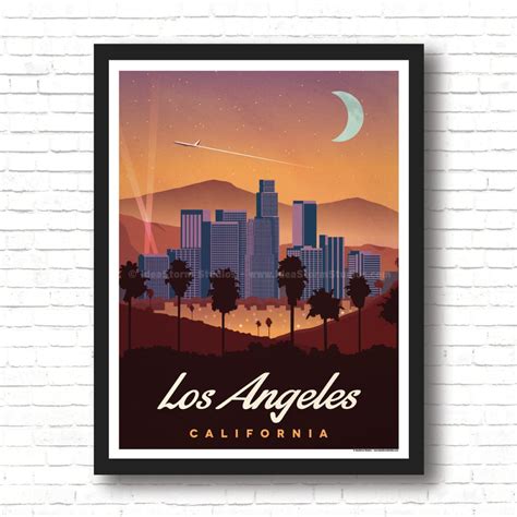 IdeaStorm Studio Store — Vintage Los Angeles Poster