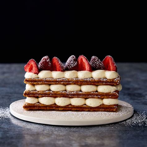 Strawberries & Cream Mille-Feuille Recipe on Food52 | Recipe | French ...