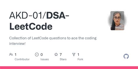 Github Akd Dsa Leetcode Collection Of Leetcode Questions To Ace