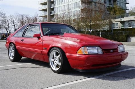 For Sale Ford Mustang Lx Hatchback Bright Red Modified