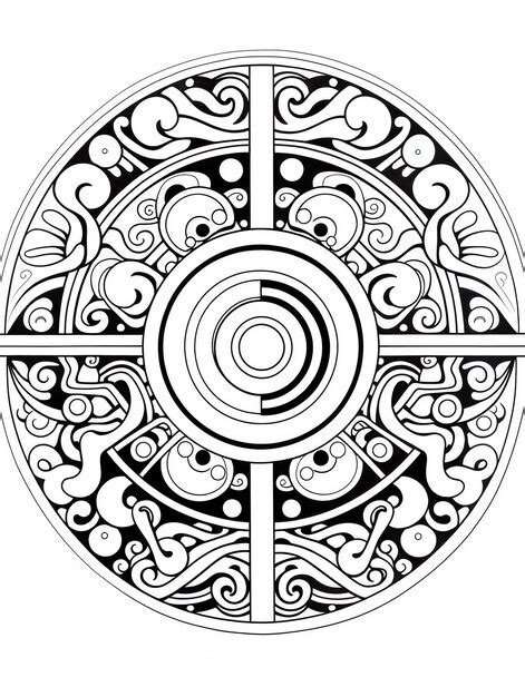 A Yin Yang Mandala Symbolizing Balance And Harmony Mindful Patterns