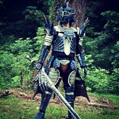 Azure Rathalos Armor Cosplay - Costplayto