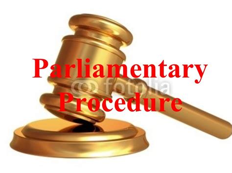 Parliamentary Procedure