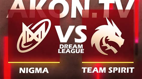 DOTA 2 RU Team Spirit Vs Nigma Galaxy Bo2 DreamLeague S19 Group