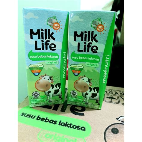 Jual Milk Life Uht Bebas Laktosa Lactose Free 200 Ml Satuan