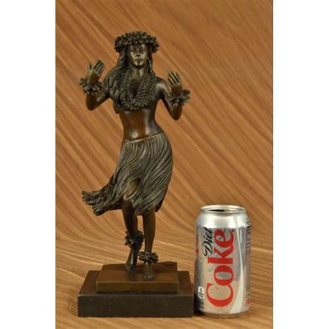 Sold Price Hawaiian Hula Dancer Nude Bronze Sculpture August