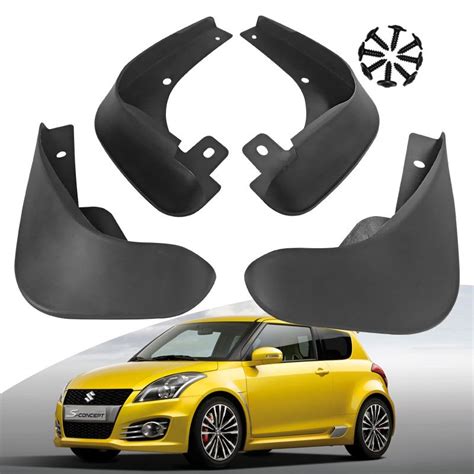 Para Lamas Dianteiro E Traseiro Para Suzuki Swift Splash Guards Lama