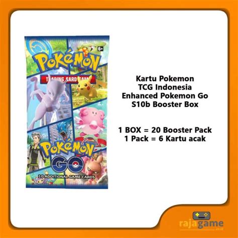 Jual Kartu Pokemon Tcg Indonesia Enhanced Pokemon Go S10b Booster Box