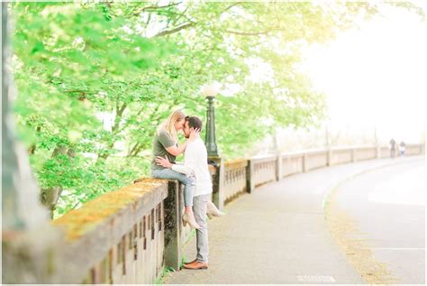 Sunset Downtown Seattle Engagement Ryan And Darion