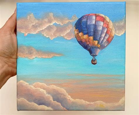 Hot Air Balloon Art Painting