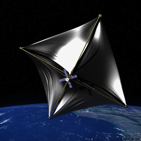 Solar Sail Passing Over Earth The Planetary Society