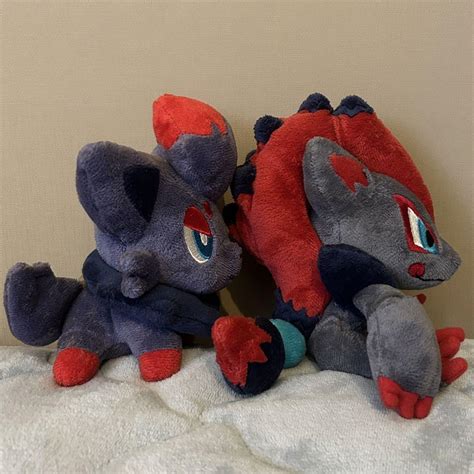 Pokedoll Zorua Zoroark Pokemon Center Limited Plush Toy EBay