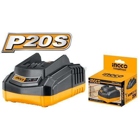 Ingco Cargador Para Batería De 20V 2 0 Ah para Herramientas P20S