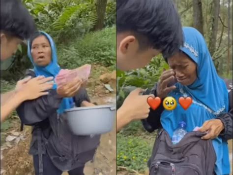 Begini Cerita Sedih Baliah Pengemis Viral Aa Kasihan Aa Yang Sempat