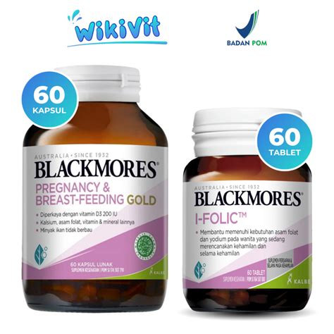 Jual BLACKMORES Pregnancy And Breastfeeding Gold 60 120 Kapsul Halal