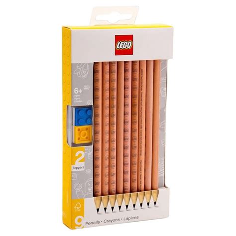 lego graphite pencils geekalerts