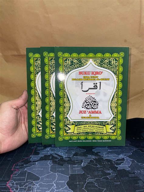 Buku IQRO BESAR JUZ AMMA CD Cara Cepat Membaca Al Qur An Asli