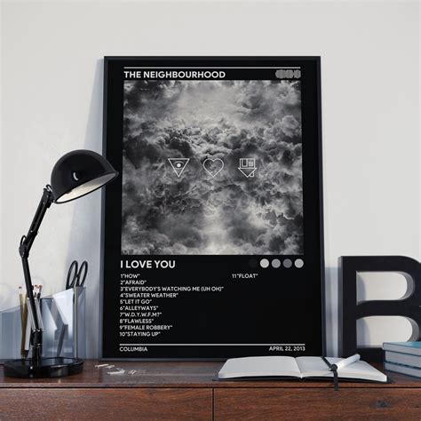 The Neighbourhood I Love You Album Cover Poster The Etsy