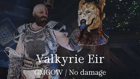 God Of War 2018 Valkyrie Eir No Damage With Zeus Armor GMGOW YouTube