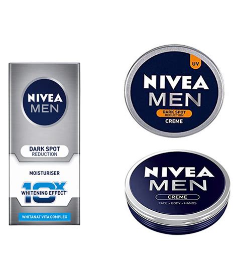 Nivea MEN CREME DARK SPOT REDUCTION CREME Moisturizer 75 Ml Pack Of