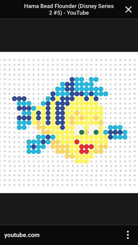 Flounder Perler Beads Bügelbilder Bügel