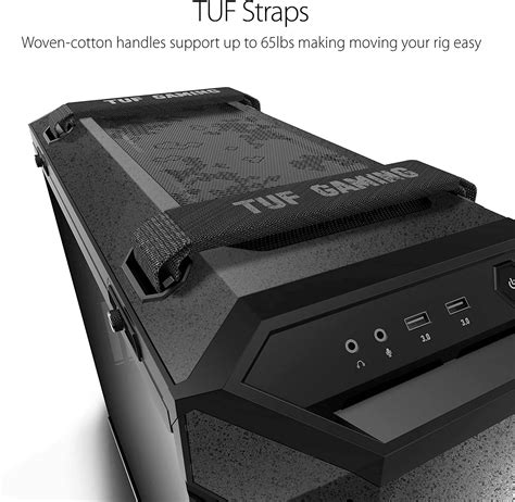 Asus Tuf Gaming Gt Mid Tower Case Black I White Edition