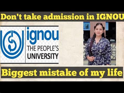 Don T Take Admission In IGNOU Ignou Ignouassignment Kvsprt