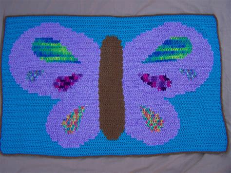 Butterfly Crochet Pattern, Butterfly Blanket Pattern - Etsy