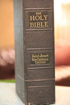 Saint Joseph New Catholic Edition Of The Holy Bible Confraternity Ed