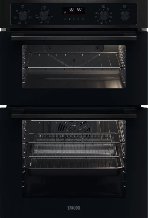 Zanussi Zkcna7kn Series 40 Airfry Built In Double Electric Oven Black