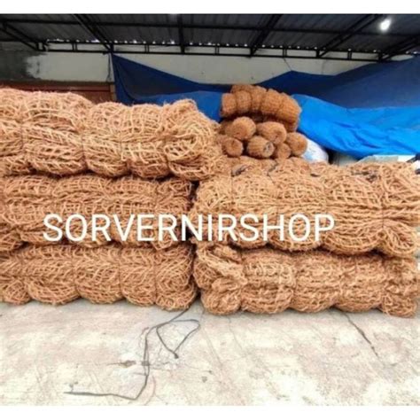 Jual COCOMESH JARING SABUT KELAPA UKURAN 2METERX25METER Shopee Indonesia