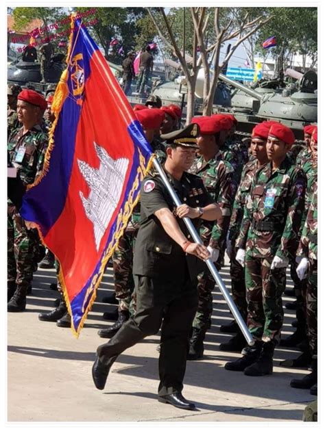 A Photo Depicting Hun Manet Carrying the Vietnamese Flag Digitally ...