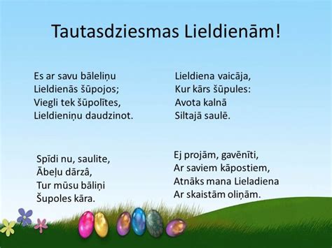 Lieldienu tautasdziesmas - Aktualitātes