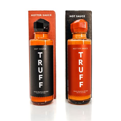 TRUFF Original And Hotter Black Truffle Hot Sauce 2 Pack Bundle