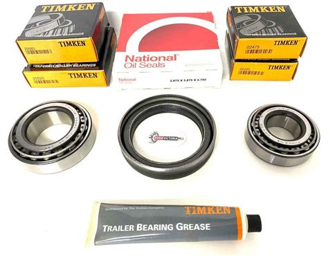 K Lb Trailer Bearing Kit Timken