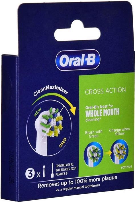 Końcówka Oral B Cross Action Końcówki 3 Szt Opinie I Ceny Na Ceneopl