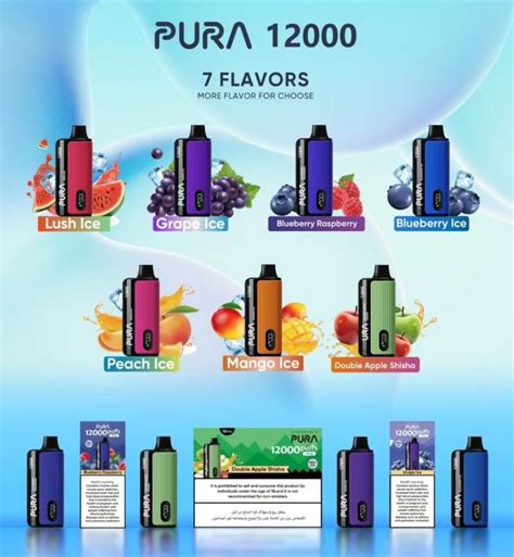 Pura 12000 Puffs Disposable Vape In Dubai