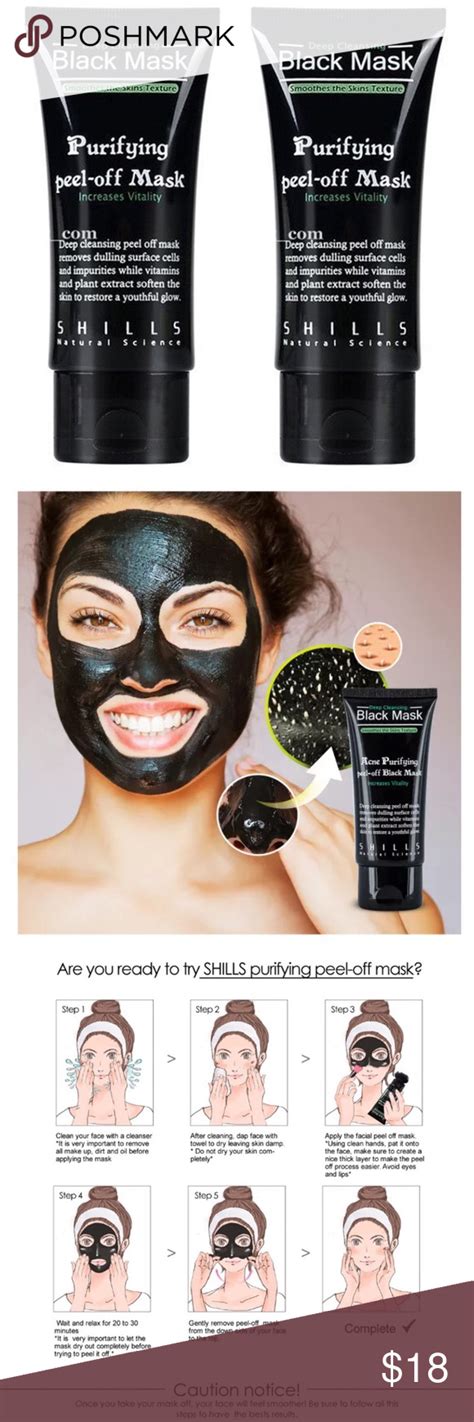 Shills Purifying Black Mask Deep Cleansing Peel Off Mask