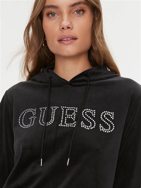 Guess Mikina Couture V4RQ25 KBXI2 Černá Regular Fit Modivo cz